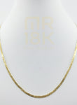 18K (750) Gold Bismark/Chinese Link Chain – 19.7 inch | 2.83 g
