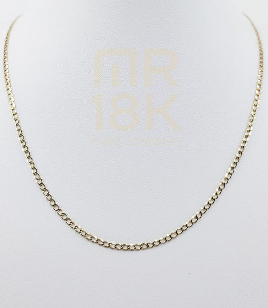 18K (750) Gold Curb/Gourmette Chain – 19.7 inch | 2.74 g
